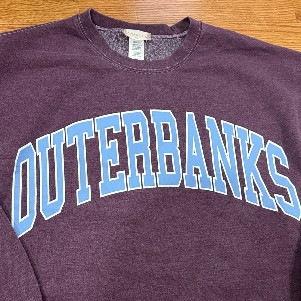 Altar'd State Plum Sweatshirt - Picture 3 of 3